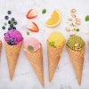 Orange gelato made with Rubicone ingredients