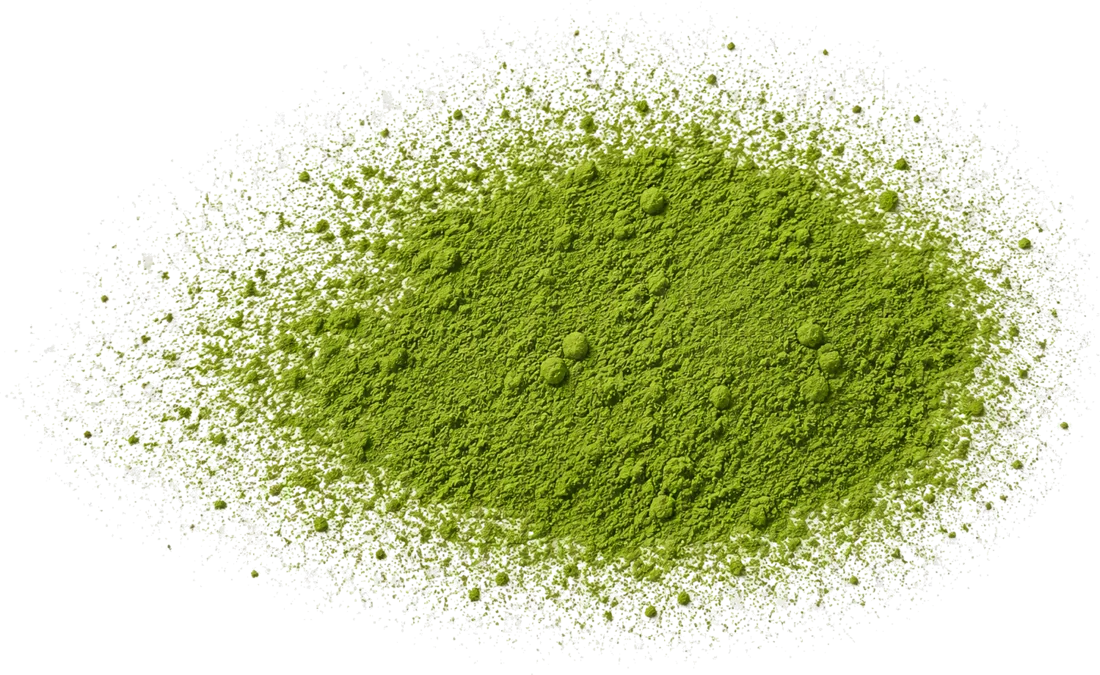 Matcha powder spread