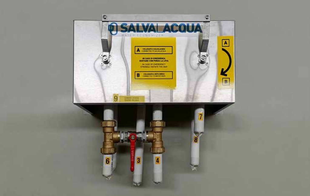 Salvalacqua remote manual bypass with lever valves
