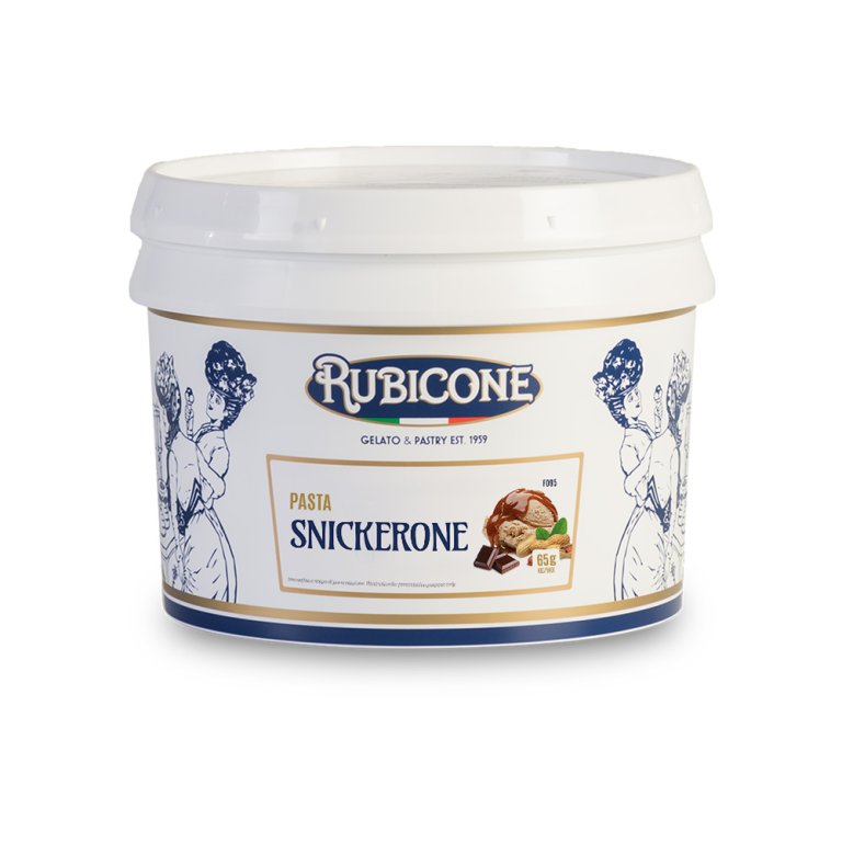Snikerone Gelato Paste, Rubicone F095 packaging