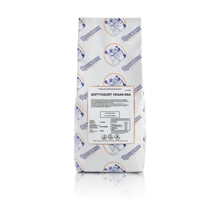 Softyogurt Vegan NSA Frozen Yoghurt Mix, Rubicone N586 packaging