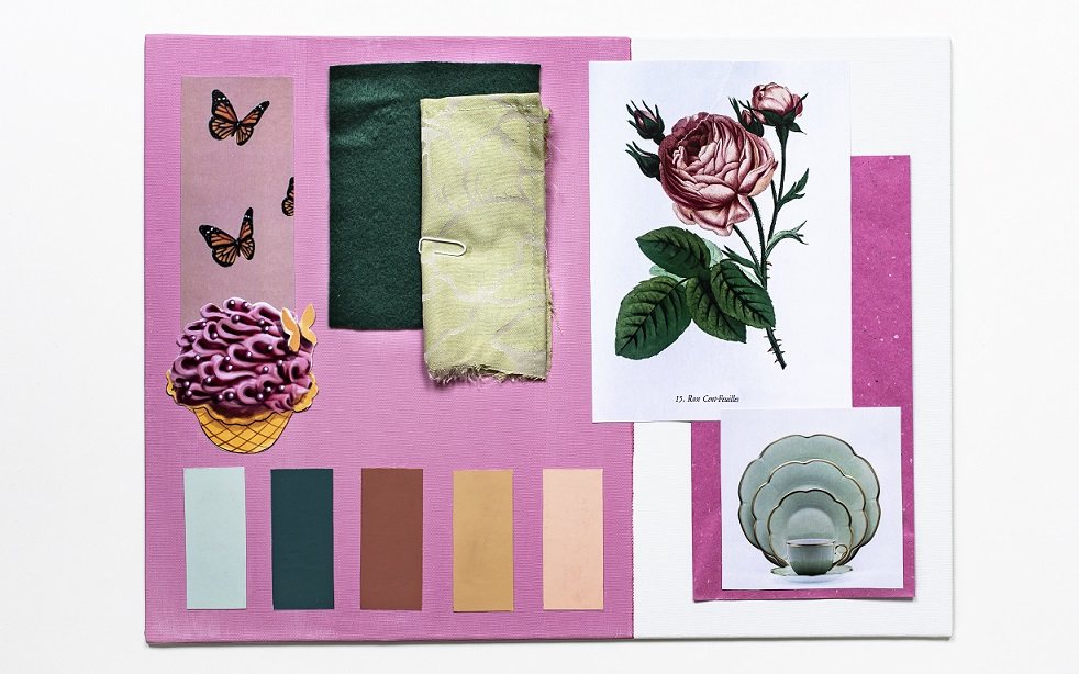 Spring soft serve moodboard