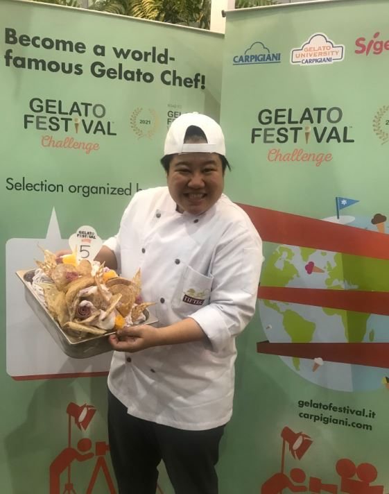 Winners of the Gelato Festival Challenge in Bangkok