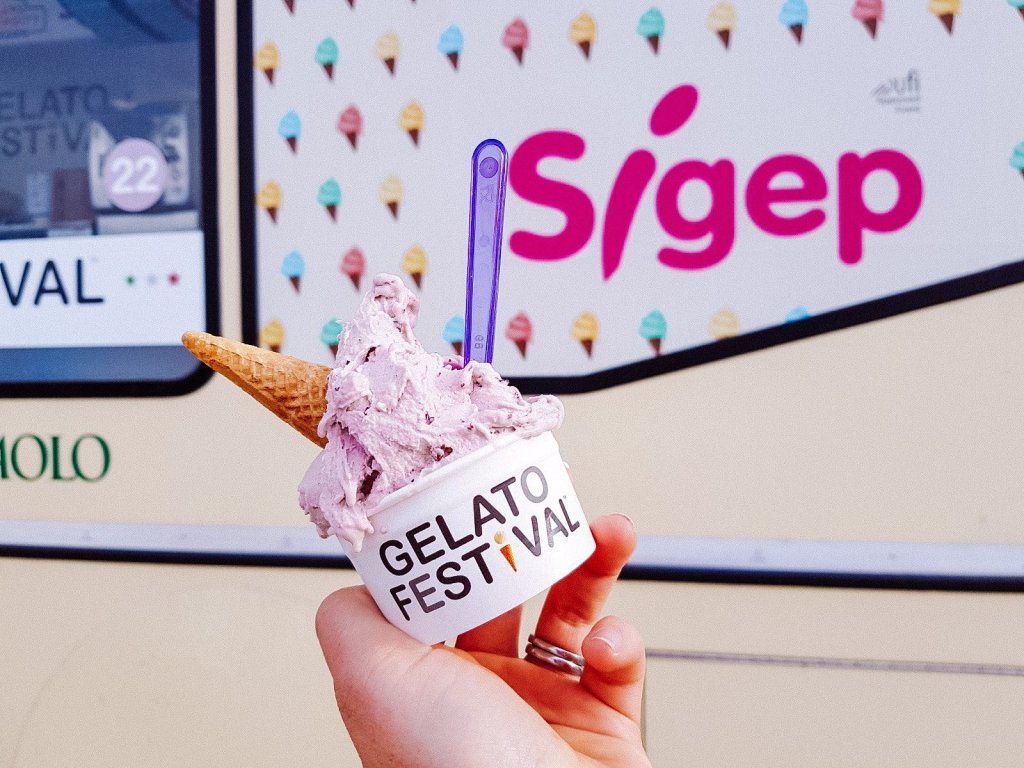 Gelato presented at the Gelato Festival World Masters