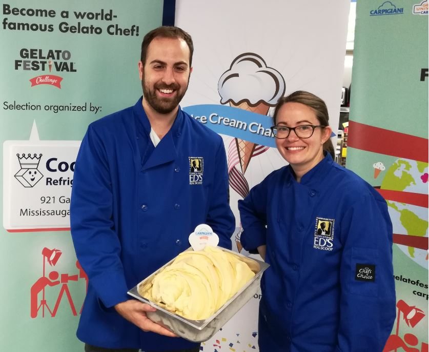 Winners of the Carpigiani Challenge in Toronto holding their awards