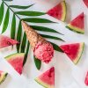 Watermelon gelato made with Rubicone ingredients