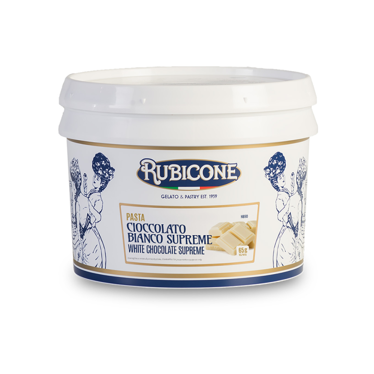 White Chocolate Supreme Gelato Paste, Rubicone N690 packaging