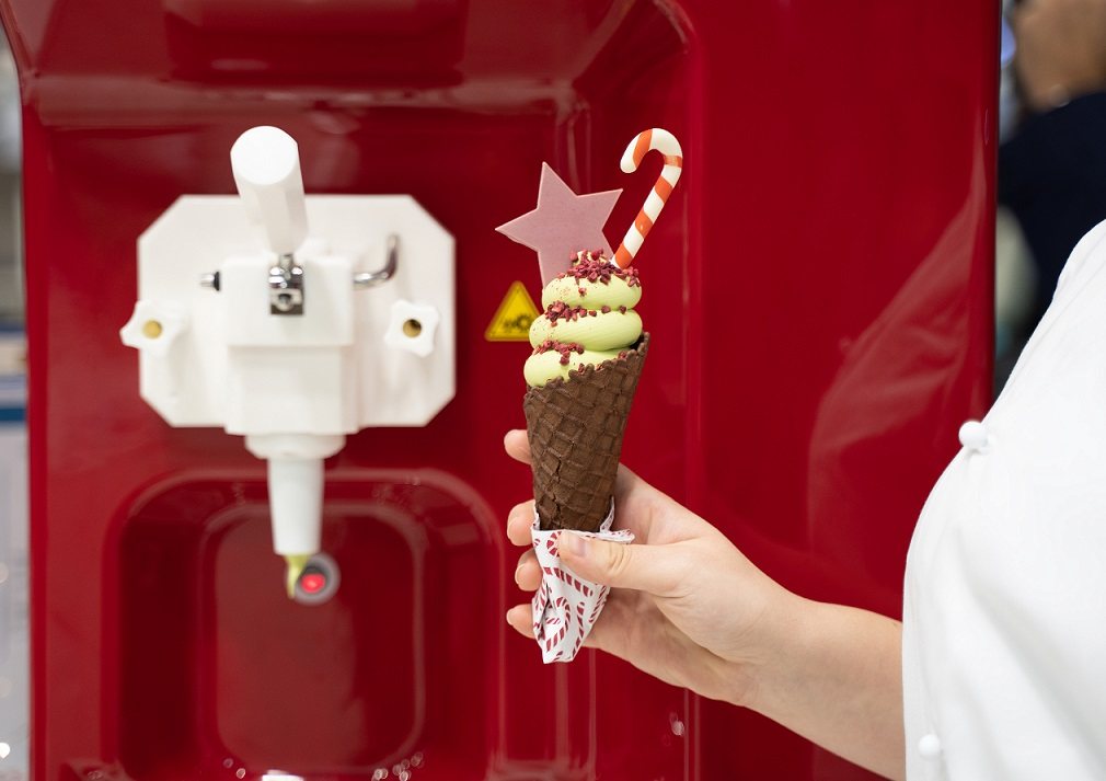 XMatcha soft serve machine detail